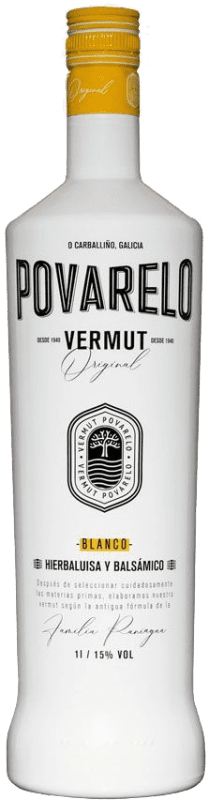 13,95 € Envoi gratuit | Vermouth Miño Povarelo Blanco Espagne Bouteille 1 L