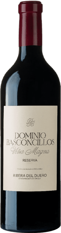 45,95 € Free Shipping | Red wine Basconcillos Viña Magna Reserve D.O. Ribera del Duero Castilla y León Spain Tempranillo Bottle 75 cl