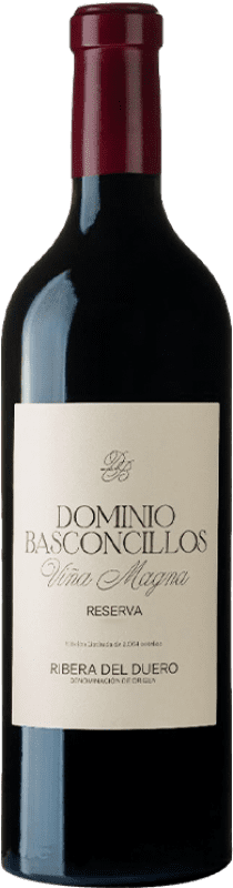 41,95 € Spedizione Gratuita | Vino Rosso Basconcillos Viña Magna Riserva D.O. Ribera del Duero Castilla y León Spagna Tempranillo 75 cl