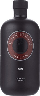 42,95 € Spedizione Gratuita | Genever Gin Dutch Voc Black — Nero Olanda Bottiglia Medium 50 cl Tomato — Pomodoro