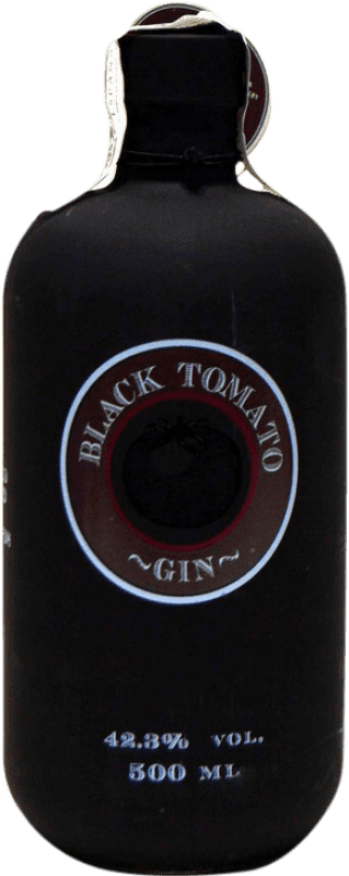 39,95 € Kostenloser Versand | Gin Dutch Voc Gin Black Tomato Niederlande Medium Flasche 50 cl
