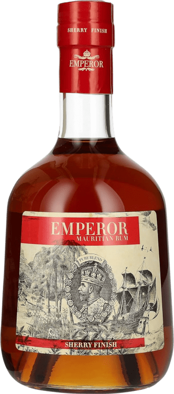46,95 € Бесплатная доставка | Ром E.C. Oxenham Emperor Mauritian Rum Sherry Cask Finish Маврикий бутылка 70 cl