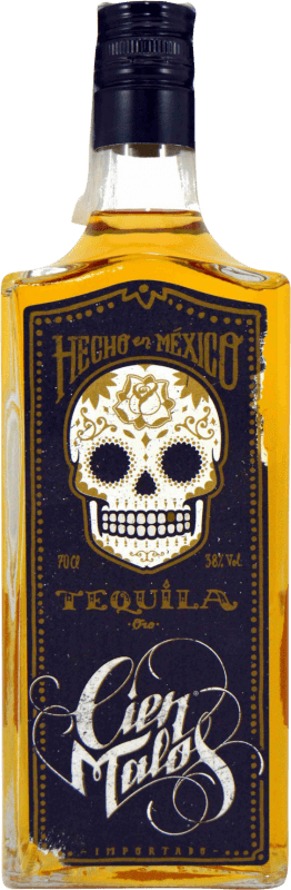 17,95 € Spedizione Gratuita | Tequila Enerhaus 100 Cien Malos Oro Messico Bottiglia 70 cl