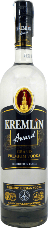 37,95 € Envío gratis | Vodka Fortuna Kremlin Award Grand Premium Rusia Botella 70 cl