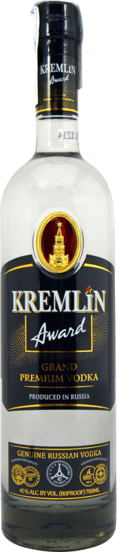 28,95 € Kostenloser Versand | Wodka Fortuna Kremlin Grand Award Premium Russland 70 cl