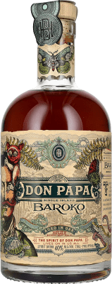 45,95 € Spedizione Gratuita | Rum Don Papa Rum Baroko Filippine Bottiglia 70 cl