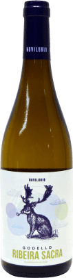 10,95 € Envío gratis | Vino blanco H. Paniagua Novilunio D.O. Ribeira Sacra Galicia España Godello Botella 75 cl