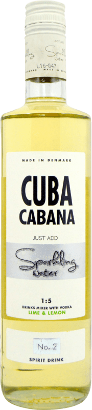 12,95 € Envío gratis | Vodka Hela Cuba Cabana Nº 2 Dinamarca Botella 70 cl