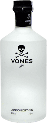 45,95 € Kostenloser Versand | Gin Laj Vones Gin Großbritannien Flasche 70 cl