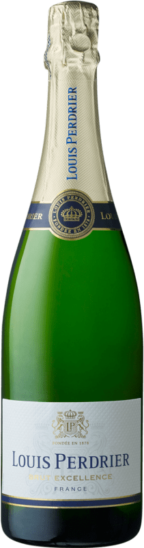 13,95 € Бесплатная доставка | Белое игристое Louis Perdrier Excellence брют A.O.C. Champagne шампанское Франция Pinot Black, Chardonnay, Pinot White бутылка 75 cl