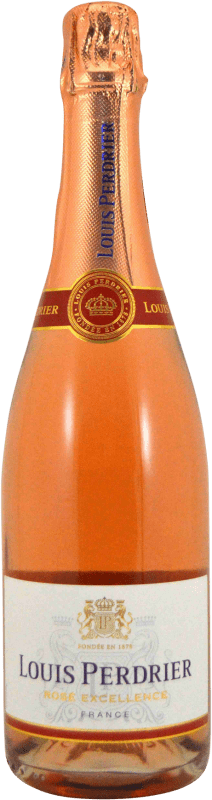 10,95 € 送料無料 | ロゼのスパークリングワイン Louis Perdrier Excellence Rosé — ロゼ ブルゴーニュ フランス Pinot Noir — ピノ・ノワール, Chardonnay — シャルドネ, Pinot Blanc — ピノ・ブラン 75 cl