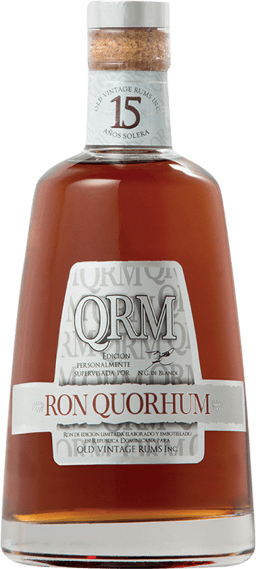 63,95 € Free Shipping | Rum Old Vintage Quorhum Dominican Republic 15 Years Bottle 70 cl