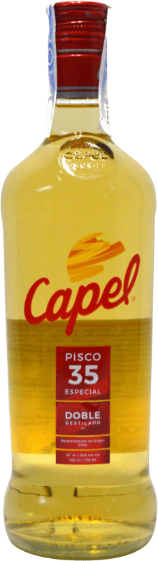 19,95 € Envío gratis | Pisco Capel Especial Chile Botella 70 cl