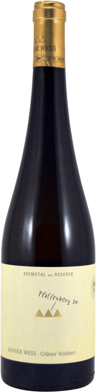 21,95 € Бесплатная доставка | Белое вино Rainer Wess Pfaffenberg Grüner Veltliner I.G. Wachau Вахау Австрия бутылка 75 cl