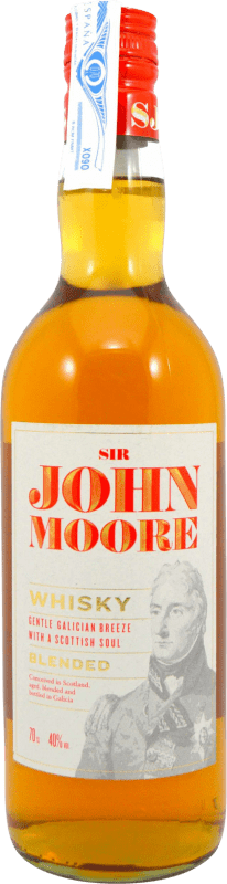 19,95 € 免费送货 | 威士忌混合 Sansutex John Moore Blended 西班牙 瓶子 70 cl