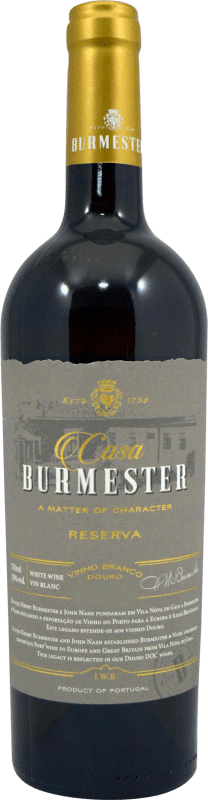 22,95 € Envio grátis | Vinho Branco JW Burmester Reserva I.G. Douro Douro Portugal Godello, Rabigato, Viosinho Garrafa 75 cl