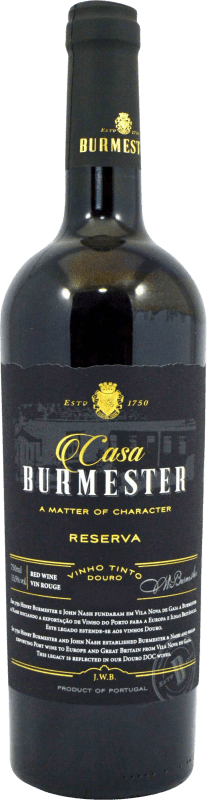 19,95 € Free Shipping | Red wine JW Burmester Reserve I.G. Douro Douro Portugal Touriga Nacional Bottle 75 cl