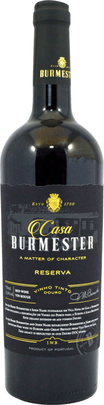 21,95 € Free Shipping | Red wine JW Burmester Reserve I.G. Douro Douro Portugal Touriga Nacional Bottle 75 cl