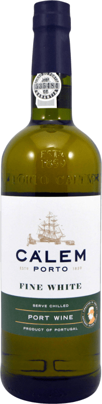 13,95 € Envío gratis | Vino Generoso Fortificado JW Burmester Calem White Fine I.G. Porto Oporto Portugal Botella 75 cl