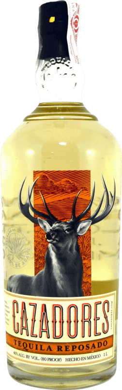 28,95 € Spedizione Gratuita | Tequila Cazadores de Aranda Reposado Messico Bottiglia 1 L