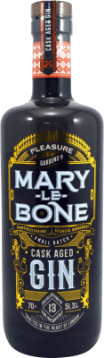 49,95 € 免费送货 | 金酒 Gin Pleasure Gardens Mary Le Bone Cask — 橡木桶 Barrel Aged — 橡木桶陈酿 英国 70 cl