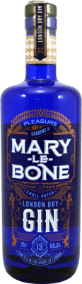 36,95 € 免费送货 | 金酒 Pleasure Gardens Mary Le Bone London Dry Gin 英国 瓶子 70 cl