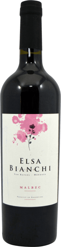 16,95 € Kostenloser Versand | Rotwein Casa Bianchi Elsa I.G. Mendoza Mendoza Argentinien Malbec 75 cl