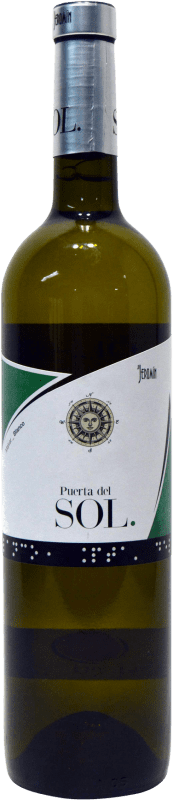 3,95 € Envio grátis | Vinho branco Jeromín Puerta del Sol Blanco D.O. Vinos de Madrid Madri Espanha Malbec Garrafa 75 cl