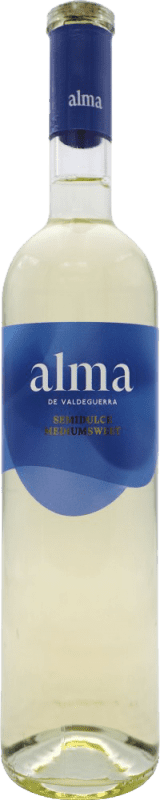 6,95 € Envio grátis | Vinho branco Laguna Alma de Valdeguerra Semi-seco Semi-doce D.O. Vinos de Madrid Madri Espanha Malbec Garrafa 75 cl