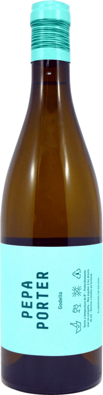 8,95 € Бесплатная доставка | Белое вино Terrae Pepa Porter D.O. Monterrei Галисия Испания Godello бутылка 75 cl