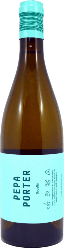 9,95 € Spedizione Gratuita | Vino Bianco Terrae Pepa Porter D.O. Monterrei Galizia Spagna Godello 75 cl