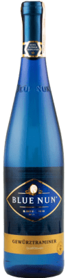 9,95 € Envio grátis | Vinho Branco Langguth Blue Nun Q.b.A. Rheinhessen Alemanha Gewürztraminer 75 cl