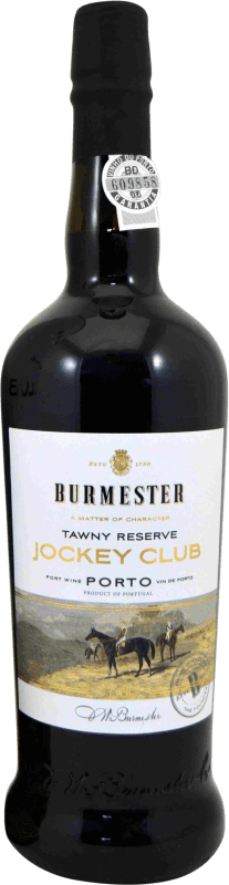 26,95 € 免费送货 | 强化酒 JW Burmester Tawny Jockey Club 预订 I.G. Porto 波尔图 葡萄牙 瓶子 75 cl