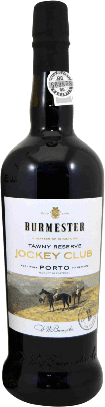 25,95 € Spedizione Gratuita | Vino fortificato JW Burmester Tawny Jockey Club Riserva I.G. Porto porto Portogallo Bottiglia 75 cl