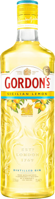 16,95 € Spedizione Gratuita | Genever Gin Gordon's Sicilian Regno Unito 70 cl Lemon — Limone