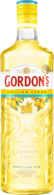 18,95 € Envoi gratuit | Genièvre Gin Gordon's Lemon Sicilian Royaume-Uni Bouteille 70 cl