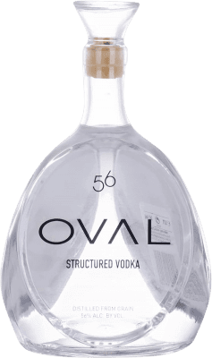 54,95 € 送料無料 | ウォッカ Oval 56 オーストリア ボトル 70 cl