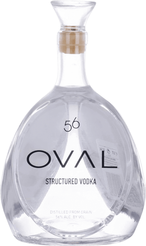 54,95 € Envío gratis | Vodka Oval 56 Austria Botella 70 cl