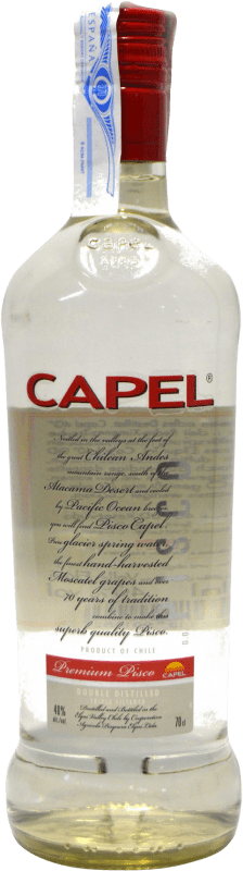 17,95 € Spedizione Gratuita | Pisco Capel 2D Transparente Chile 70 cl