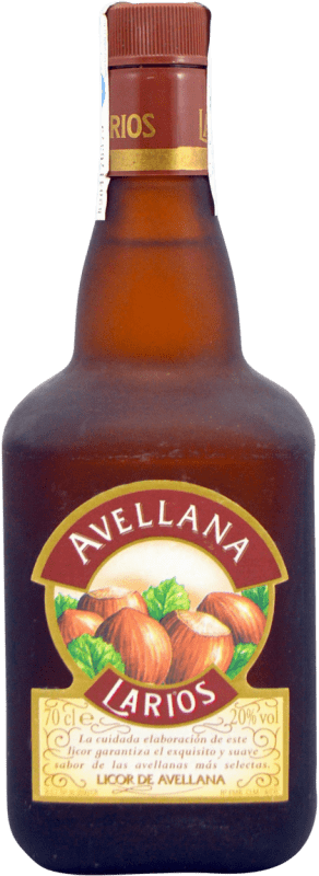 6,95 € Envio grátis | Licores Larios Avellana Espanha Garrafa 70 cl