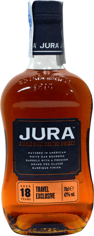 93,95 € Envío gratis | Whisky Single Malt Isle of Jura Reino Unido 18 Años Botella 70 cl