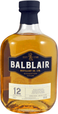 49,95 € Spedizione Gratuita | Whisky Single Malt Balblair Regno Unito 12 Anni 1 L