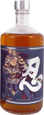 131,95 € Free Shipping | Whisky Single Malt Shinobu Mizunara Japan 10 Years Bottle 70 cl