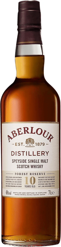 46,95 € Envío gratis | Whisky Single Malt Aberlour Forest Reserva Reino Unido 10 Años Botella 70 cl