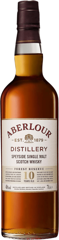 46,95 € Envio grátis | Whisky Single Malt Aberlour Forest Reserva Reino Unido 10 Anos Garrafa 70 cl