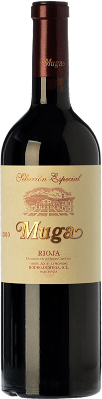 93,95 € Бесплатная доставка | Красное вино Muga Selección Especial Резерв D.O.Ca. Rioja Ла-Риоха Испания Tempranillo, Grenache, Graciano, Mazuelo бутылка Магнум 1,5 L