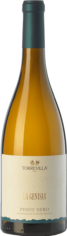 10,95 € Бесплатная доставка | Белое игристое вино Torrevilla La Genisia Frizzante — Слабо игристое D.O.C. Oltrepò Pavese Ломбардии Италия Pinot Noir — Пино Нуар Бутылка 75 cl