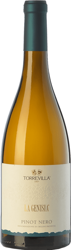 10,95 € Free Shipping | White sparkling Torrevilla La Genisia Pinot Nero Frizzante D.O.C. Oltrepò Pavese Lombardia Italy Pinot Black Bottle 75 cl