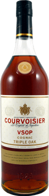 77,95 € Kostenloser Versand | Cognac Courvoisier VSOP Triple Oak A.O.C. Cognac Frankreich Flasche 1 L