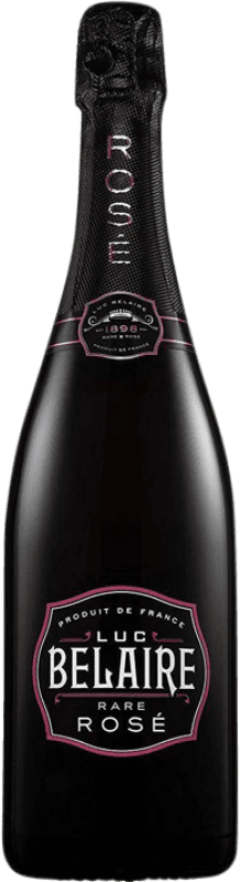 39,95 € Spedizione Gratuita | Spumante rosato Luc Belaire Rare Rosé Provenza Francia Syrah, Grenache, Cinsault Bottiglia 75 cl